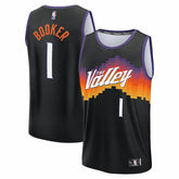 Devin Booker Phoenix Suns Youth 2025/26 City Edition Fast Break Jersey Black - NBA