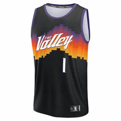 Devin Booker Phoenix Suns Youth 2025/26 City Edition Fast Break Jersey Black - NBA