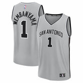 Victor Wembanyama San Antonio Spurs Fast Break Jersey Statement Edition Silver - NBA