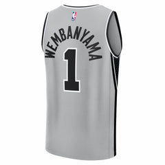 Victor Wembanyama San Antonio Spurs Fast Break Jersey Statement Edition Silver - NBA