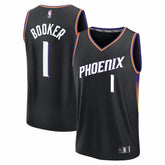 Devin Booker Phoenix Suns Youth Fast Break Jersey Statement Edition Black - NBA