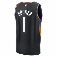 Devin Booker Phoenix Suns Youth Fast Break Jersey Statement Edition Black - NBA