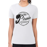 Pittsburgh Pirates G-III 4Her by Carl Banks Women's Super-Slim Fit Lightweight Distressed Baseball Team T-Shirt - MLB