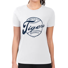 Detroit Tigers G-III 4Her by Carl Banks Women's Super-Slim Fit Lightweight Distressed Baseball Team T-Shirt - MLB