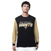 New Orleans Saints Starter Thursday Night Gridiron Long Sleeve T-Shirt- Black | NFL