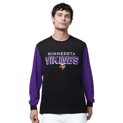 Minnesota Vikings Starter Thursday Night Gridiron Long Sleeve T-Shirt- Black | NFL