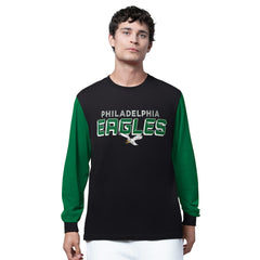Philadelphia Eagles Starter Thursday Night Gridiron Long Sleeve T-Shirt Black/Midnight Green | NFL
