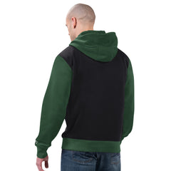 Green Bay Packers Starter Thursday Night Gridiron Full-Zip Hoodie Black/Green | NFL