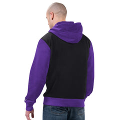Minnesota Vikings Starter Thursday Night Gridiron Full-Zip Hoodie Black/Purple | NFL