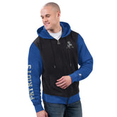 New England Patriots Starter Thursday Night Gridiron Full-Zip Hoodie Black/Royal | NFL