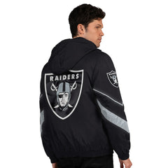 Las Vegas Raiders Starter Thursday Night Gridiron Full-Zip Jacket Black/Silver | NFL