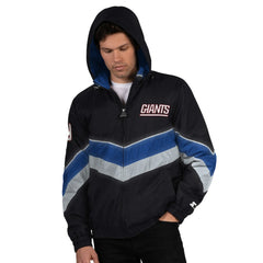 New York Giants Starter Thursday Night Gridiron Full-Zip Jacket Black/Royal | NFL