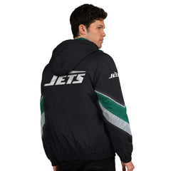 New York Jets Starter Thursday Night Gridiron Full-Zip Jacket Black/Green | NFL