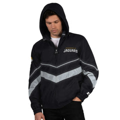 Jacksonville Jaguars Starter Thursday Night Gridiron Full-Zip Jacket Black/Teal | NFL