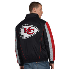 Kansas City Chiefs Starter Thursday Night Gridiron Half-Zip Jacket Black | NFL