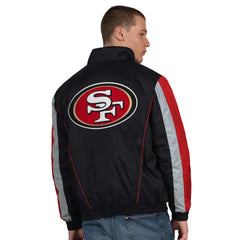 San Francisco 49ers Starter Thursday Night Gridiron Half-Zip Jacket Black | NFL