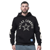 Dallas Cowboys Starter Handoff Fleece Hoodie Sweatshirt Black | NFL