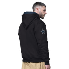 Dallas Cowboys Starter Big Shot Full-Zip Double Hoodie Black | NFL