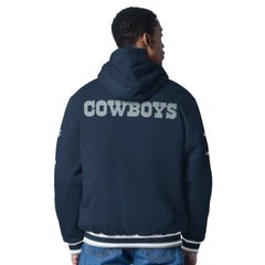 Dallas Cowboys G-III Sports by Carl Banks Power Forward Commemorative Full-Zip Hooded Jacket Navy | NFL