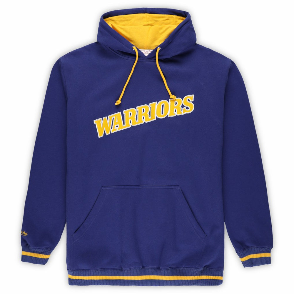 Golden State Warriors Hardwood Classics Big & Tall Hoodie Royal - NBA