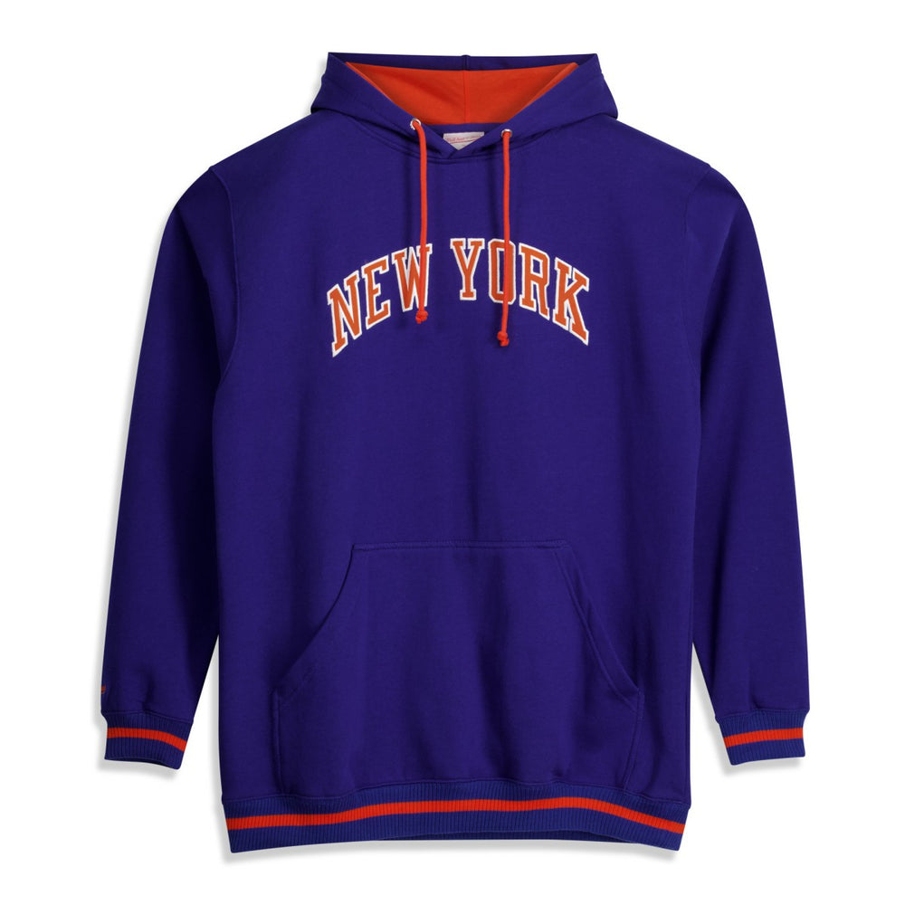 New York Knicks Hardwood Classics Big & Tall Hoodie Blue - NBA