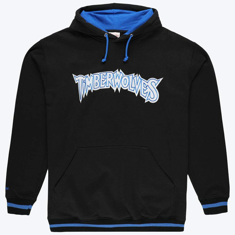 Minnesota Timberwolves Hardwood Classics Big & Tall Hoodie Black - NBA