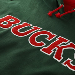 Milwaukee Bucks Hardwood Classics Big & Tall Hoodie Hunter Green - NBA