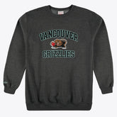 Memphis Grizzlies Hardwood Classics Big & Tall Crewneck Sweatshirt Heather Charcoal - NBA
