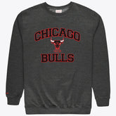 Chicago Bulls Hardwood Classics Big & Tall Crewneck Sweatshirt Heather Charcoal - NBA