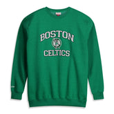 Boston Celtics Hardwood Classics Big & Tall Crewneck Sweatshirt Heather Kelly Green - NBA