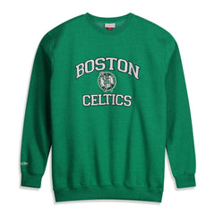 Boston Celtics Hardwood Classics Big & Tall Crewneck Sweatshirt Heather Kelly Green - NBA