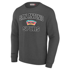 San Antonio Spurs Big & Tall Hardwood Classics Sweatshirt Heather Gray - NBA