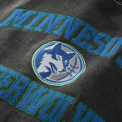 Minnesota Timberwolves Hardwood Classics Big & Tall Crewneck Sweatshirt Heather Charcoal - NBA