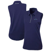 Tampa Bay Rays Columbia Women's Tend The Ball Sleeveless Polo - MLB