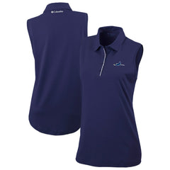 Tampa Bay Rays Columbia Women's Tend The Ball Sleeveless Polo - MLB