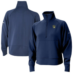 Milwaukee Brewers Columbia Women's Wickhams Hills Raglan Omni-Wick Quarter-Zip Pullover - MLB