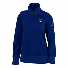 Milwaukee Brewers Columbia Women's Birchwood Hills Quarter-Zip Pullover - MLB