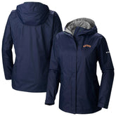 Houston Astros Columbia Women's Arcadia II Omni-Tech Full-Zip Hoodie Rain Jacket - MLB