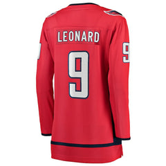 Ryan Leonard Washington Capitals Fanatics Women's Home Breakaway Player Jersey - Red - NHL