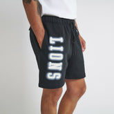 Detroit Lions Off Season Unisex Fleece Shorts Black | NFL