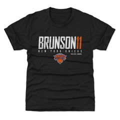 Jalen Brunson New York Knicks 500 Level Youth Elite T-Shirt Black - NBA