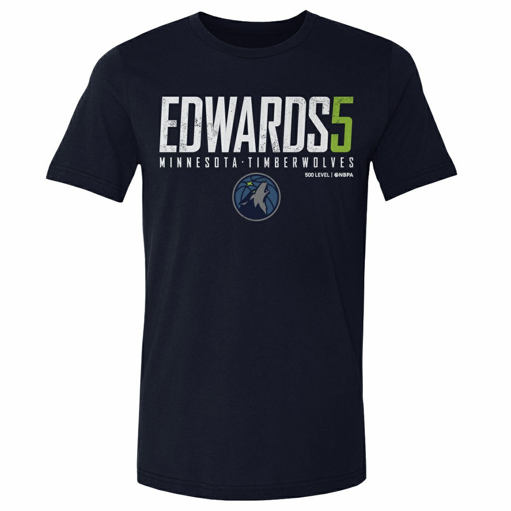 Anthony Edwards Minnesota Timberwolves 500 Level Elite T-Shirt Navy - NBA