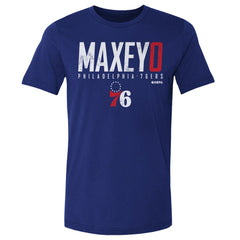Tyrese Maxey Philadelphia 76ers 500 Level Elite T-Shirt Royal - NBA