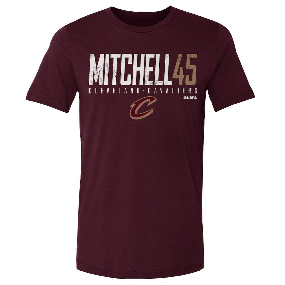 Donovan Mitchell Cleveland Cavaliers 500 Level Elite T-Shirt Wine - NBA