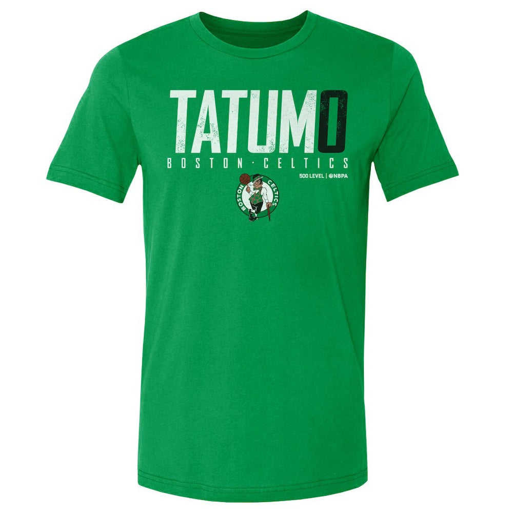 Jayson Tatum Boston Celtics 500 Level Elite T-Shirt Kelly Green - NBA
