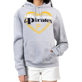 Pittsburgh Pirates G-III 4Her by Carl Banks Women's Double Heart Fleece Pullover Hoodie - MLB