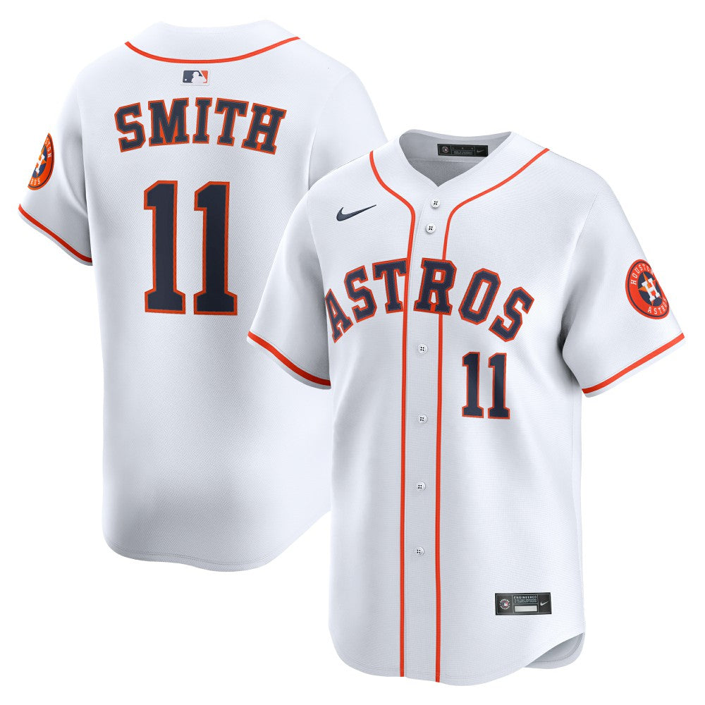 Cam Smith #11 Houston Astros Nike Home Limited Player Jersey - MLB