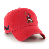 Alexander Ovechkin Washington Capitals '47 895 Most Goals of All Time Clean Up Adjustable Hat - Red - NHL