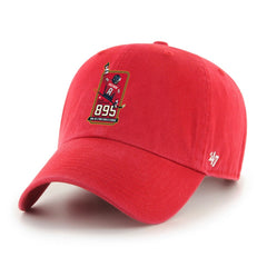 Alexander Ovechkin Washington Capitals '47 895 Most Goals of All Time Clean Up Adjustable Hat - Red - NHL