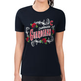 Cleveland Guardians G-III 4Her by Carl Banks Women's Super-Slim Fit Lightweight Retro Roses T-Shirt - MLB